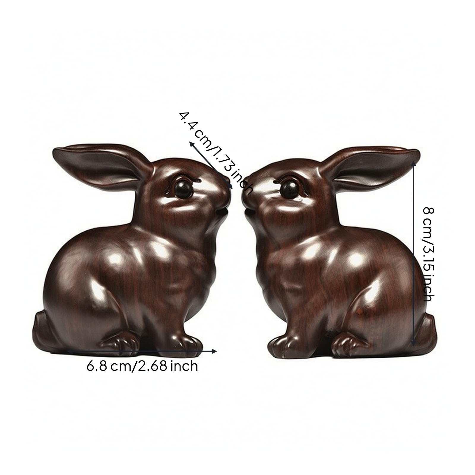 Dekorativ Kaninchenfigur, 8CM