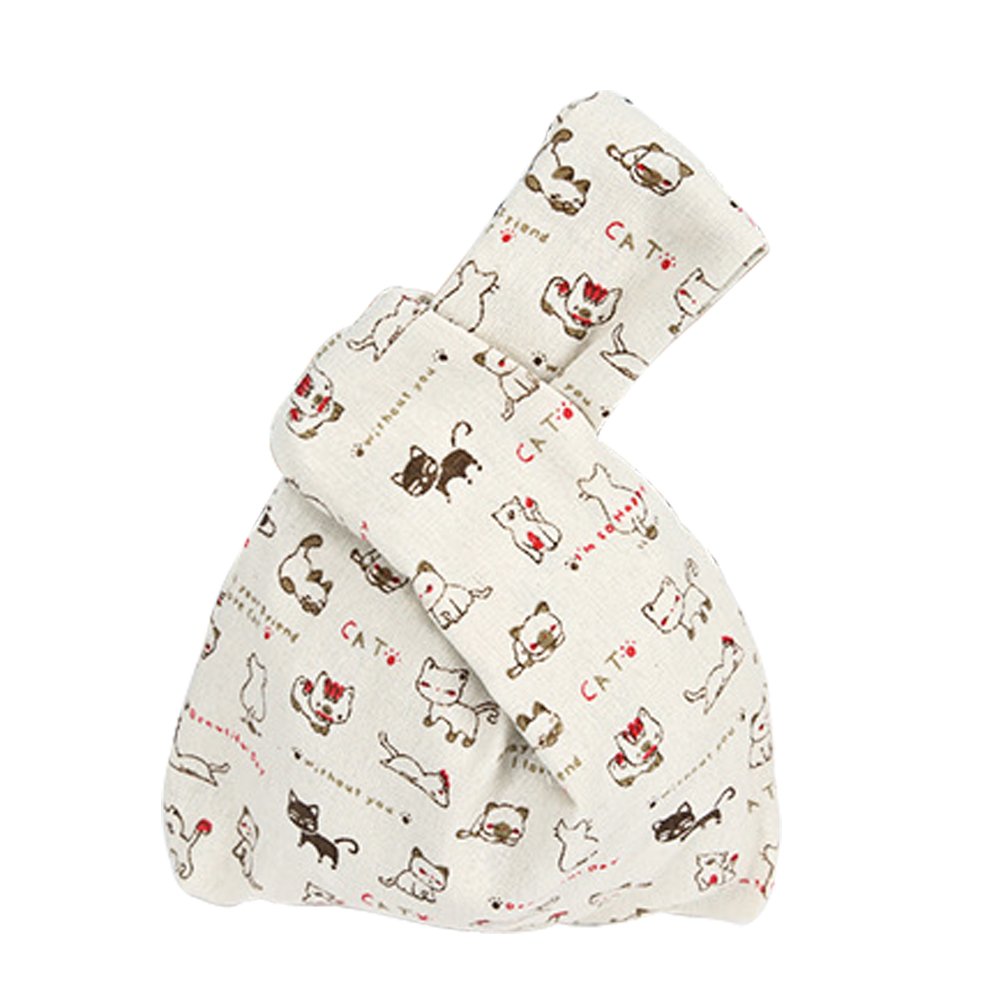 Chezi Women's Cute Pattern Knot Bag Small Size