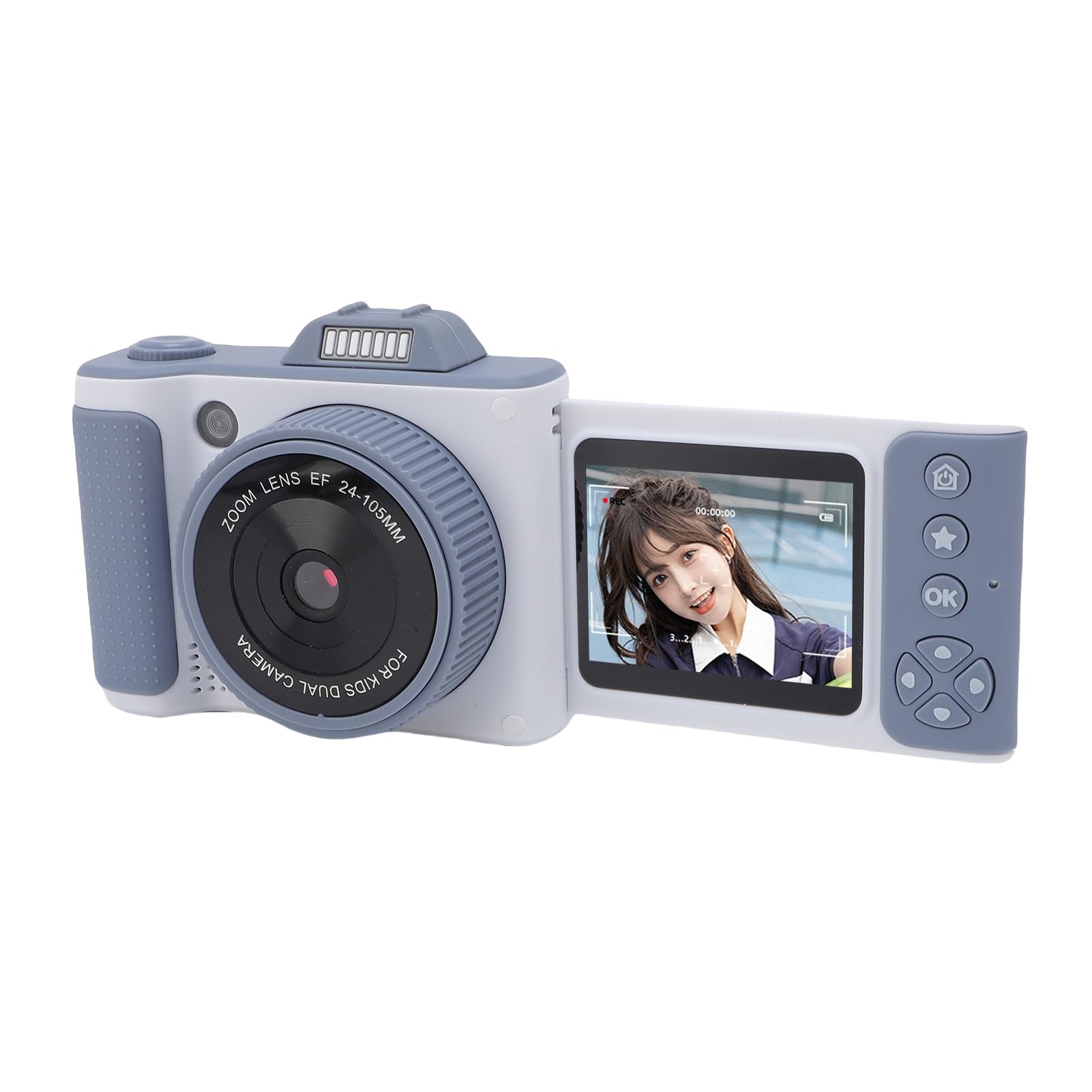 2.5K Digital Camera, 16X Zoom 66MP Video Camcorder with 2.4 Inch 180° Flip Screen, Portable Selfie Camera with LED Fill Light for Photography (32G Memory Card)-picture-38
