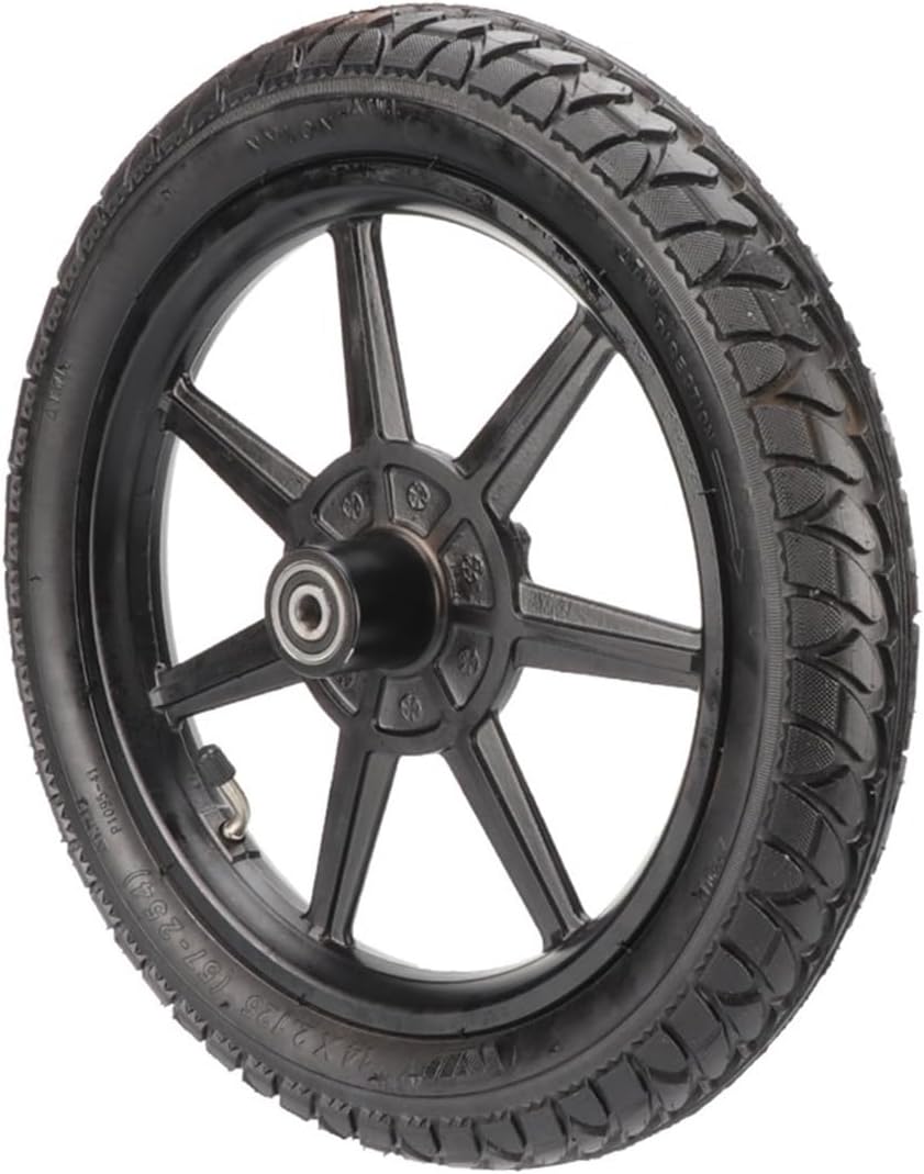 14x2.125 Tire Inner Tube Disc Brake Aluminum Wheel Hub Compatible with Electric Scooters E-Bike Folding Bicycles Motorcycle 14" Front Wheels