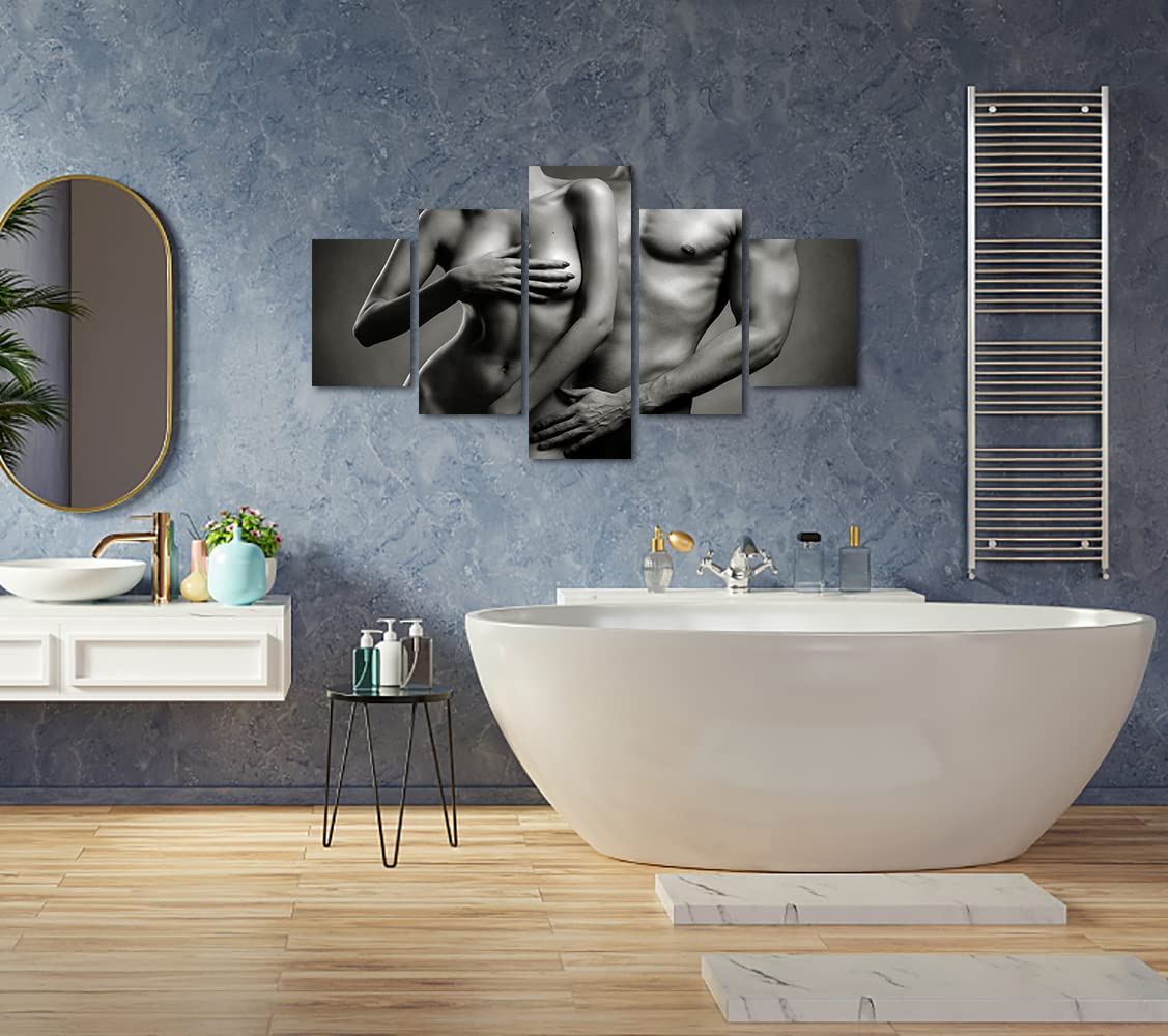 Amazon.com: Yatsen Bridge Couple Sex Canvas Wall Art 5 Panels