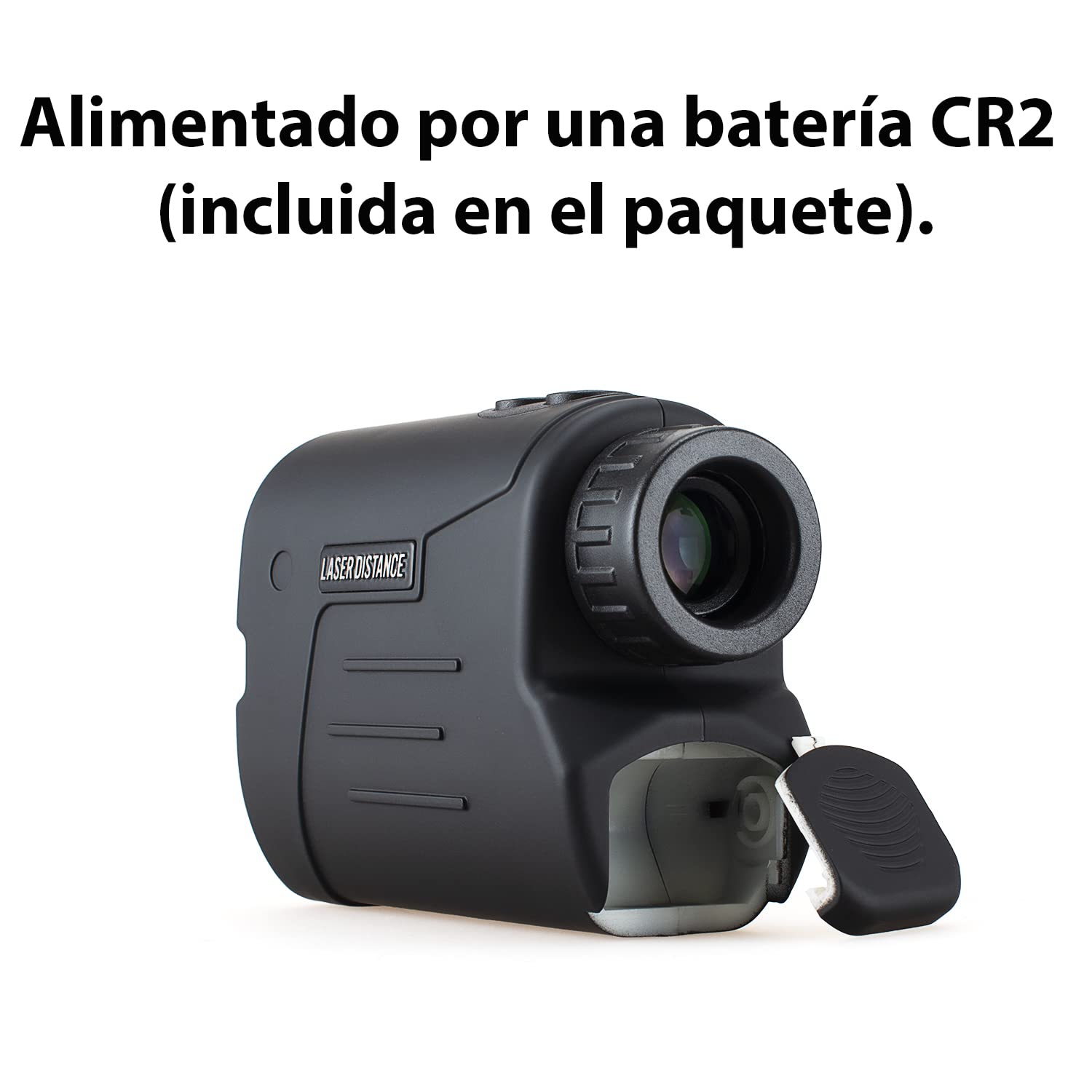 Gogogo Sport Vpro Telémetro Caza Golf 1097 M/Yardas, Magnético Range Finder 6X Aumento Pantalla Luz Roja Precisión ±1yd, 3 Medición de Bloqueo de Bandera & Vibración, Escaneo, Velocidad, con Batería