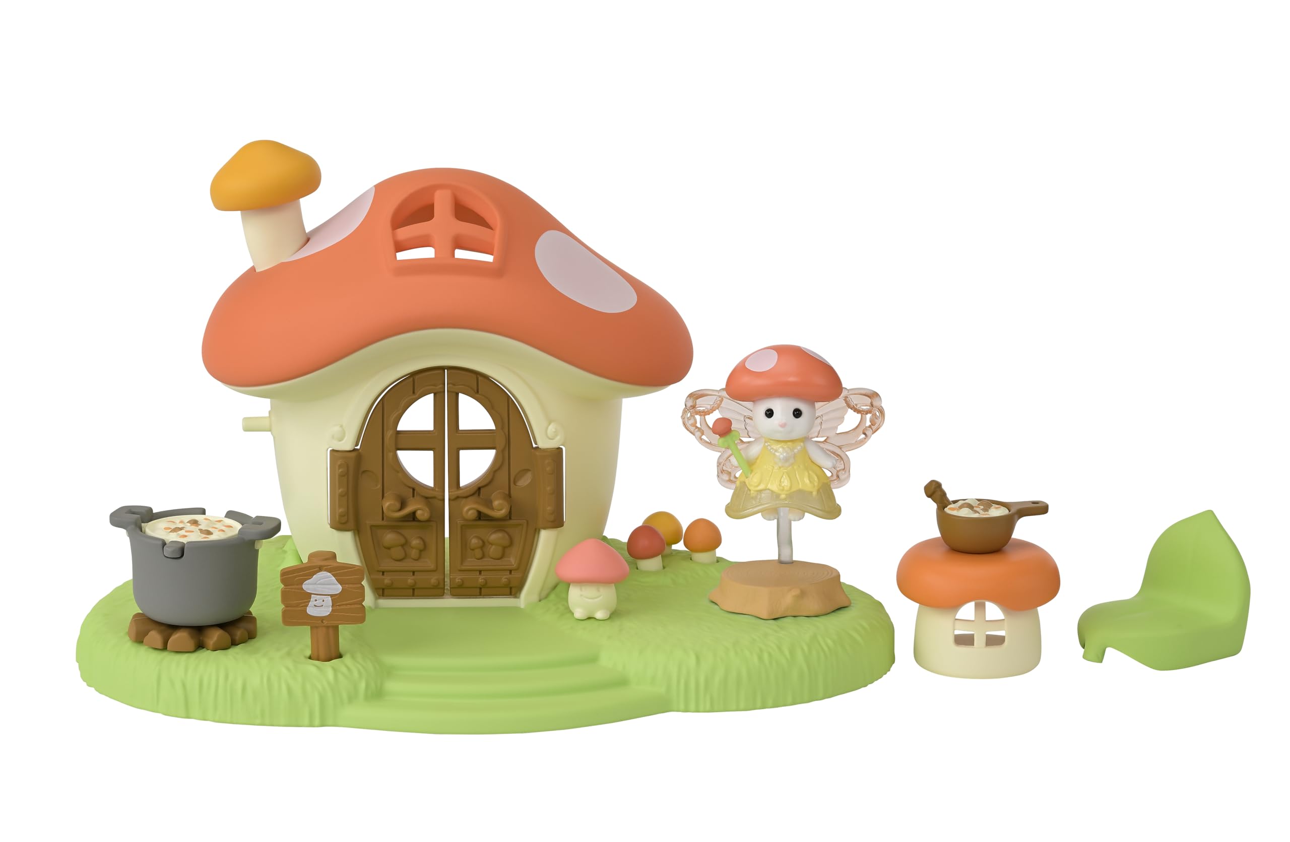 Fairy Mushroom House - Fairytale & Fairy Forest Series | A toadstool hideaway sprinkled w…