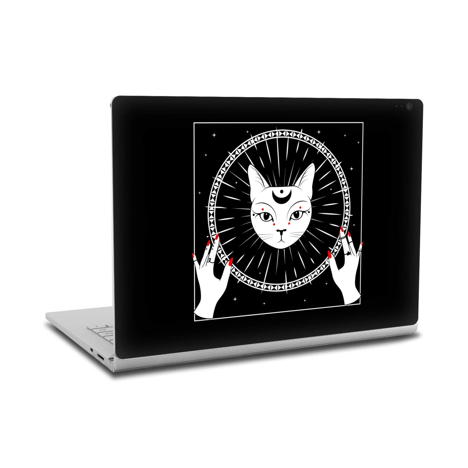 Autocollant Haroulita Chat et Lune pour Microsoft Surface Book 2 - 7