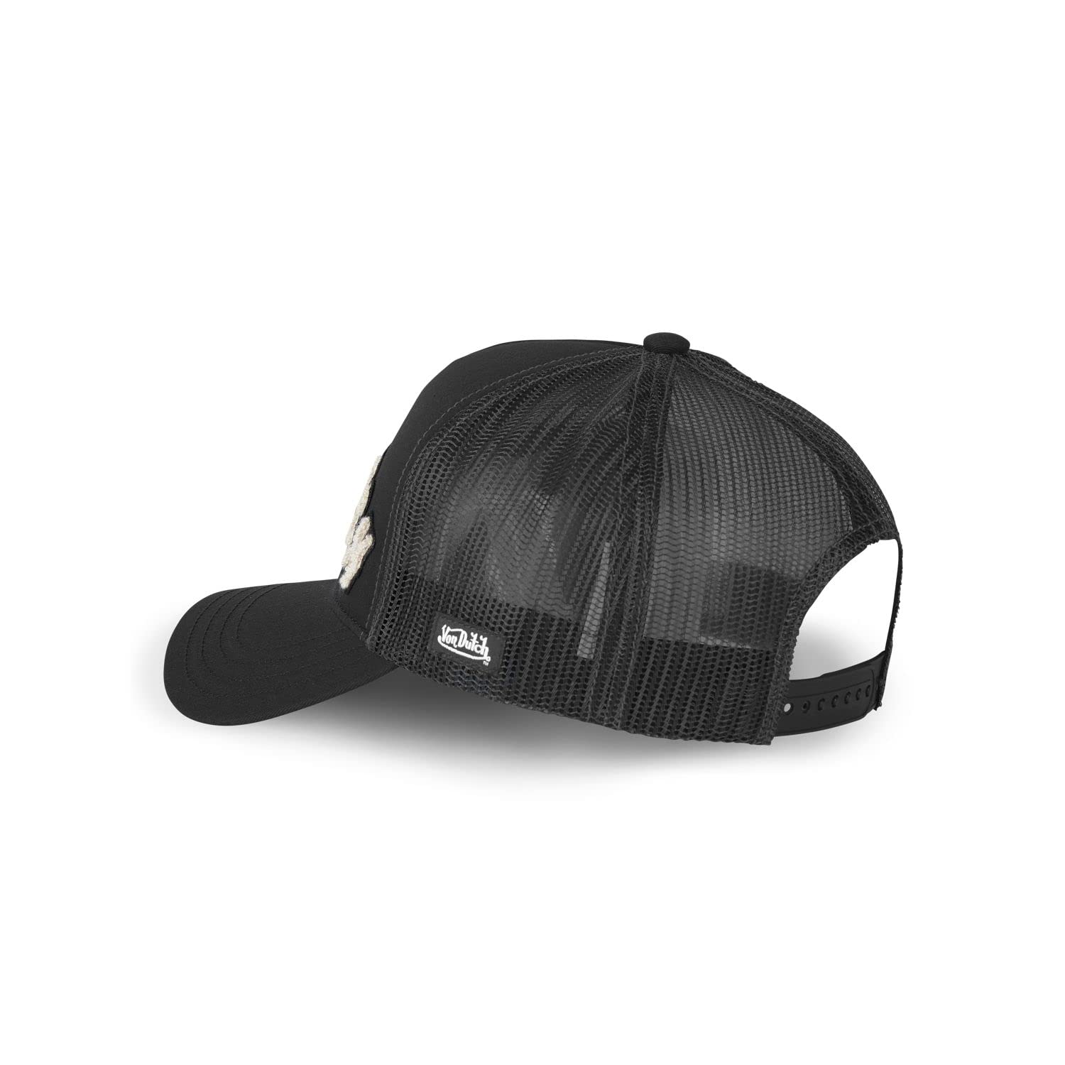 Von Dutch Women’S Trucker cap with Mesh Unisex Cappello Nero