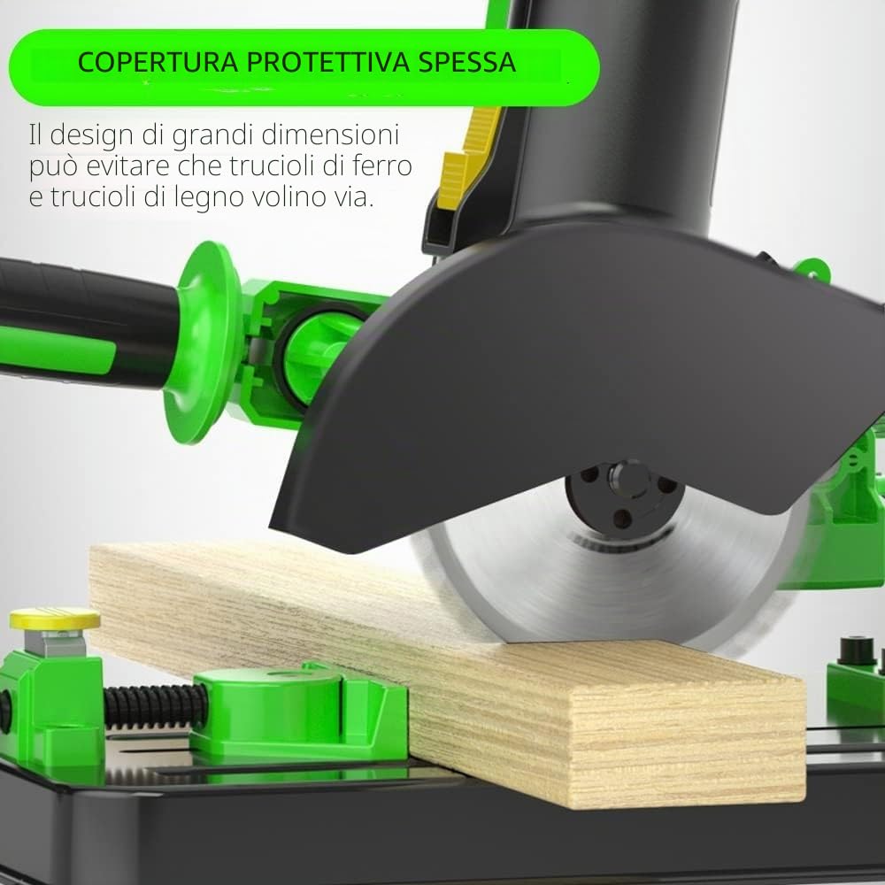 Hancaner Supporto universale per smerigliatrice angolare fisso per lucidatrice, affettatrice, sega circolare da tavolo, barra di trazione multifunzione, smerigliatrice angolare supporto per