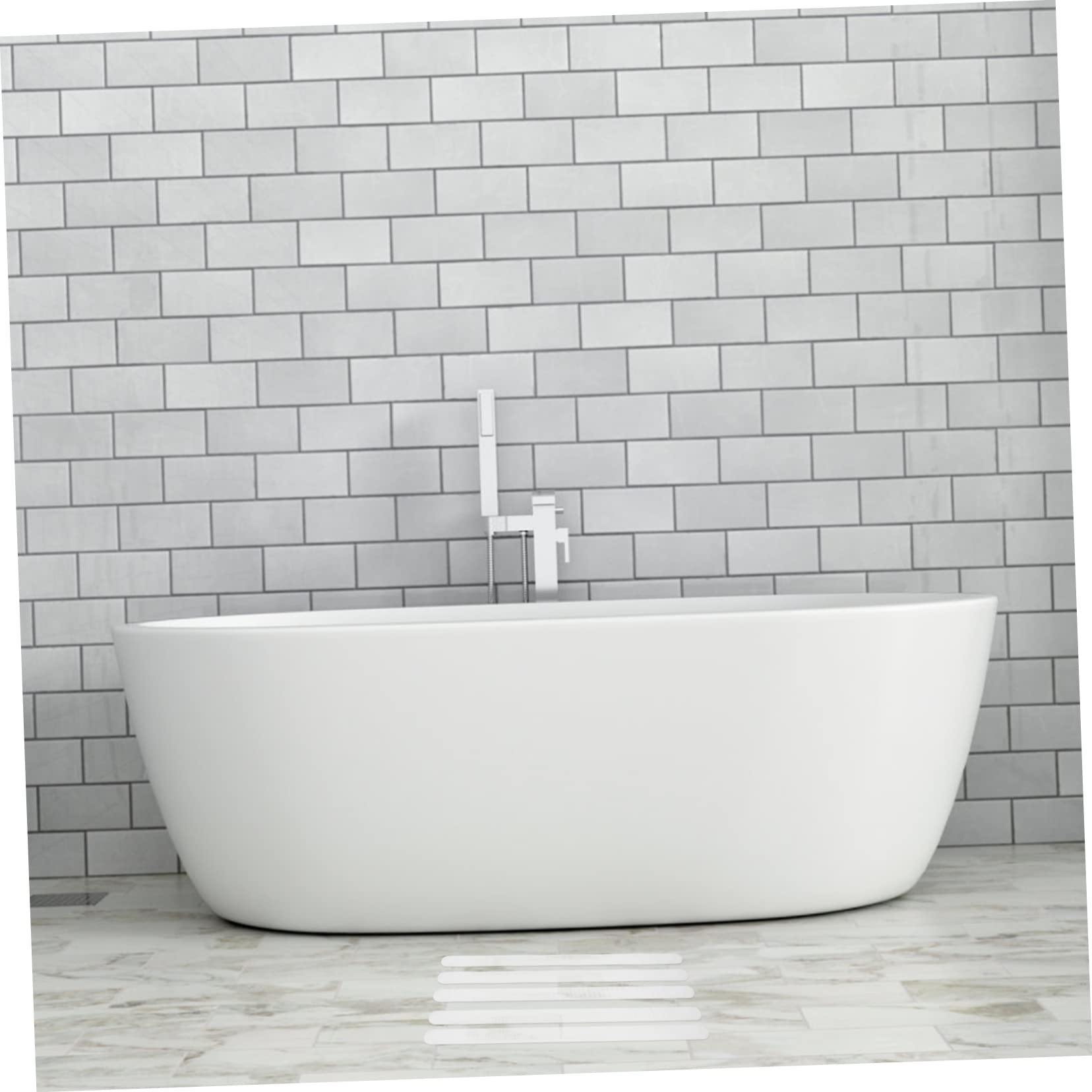 Cabilock 5 Series Pegatinas Antideslizantes para El Suelo Impermeable Bañera Calcomanías De Ducha Pegatinas De Baño No Baño Antipegatinas Banda Slip Transparent Mañana 12 Piezas X 5