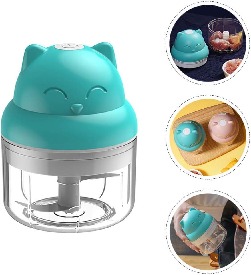 Eletric Grinder 100ml Kitchen Electric Grinder Electric Garlic Mini Vegetable Food Garlic Press Crusher Kitchen Accessories Portable Grinder