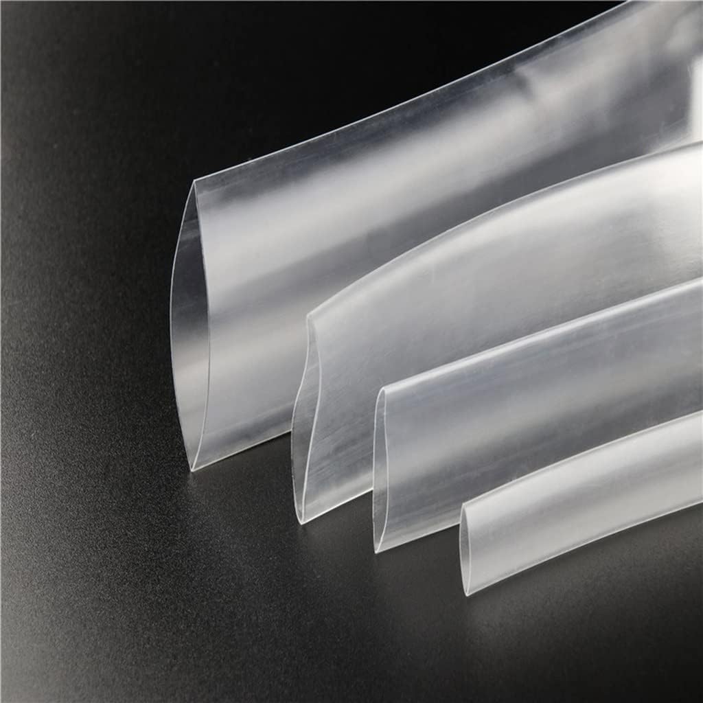 Tubo termorretráctil Kit de Envoltura Cable termorretráctil Transparente 10 Metros, 1 Unidad, 2:1, for Accesorios cableado(25mmx10meters)