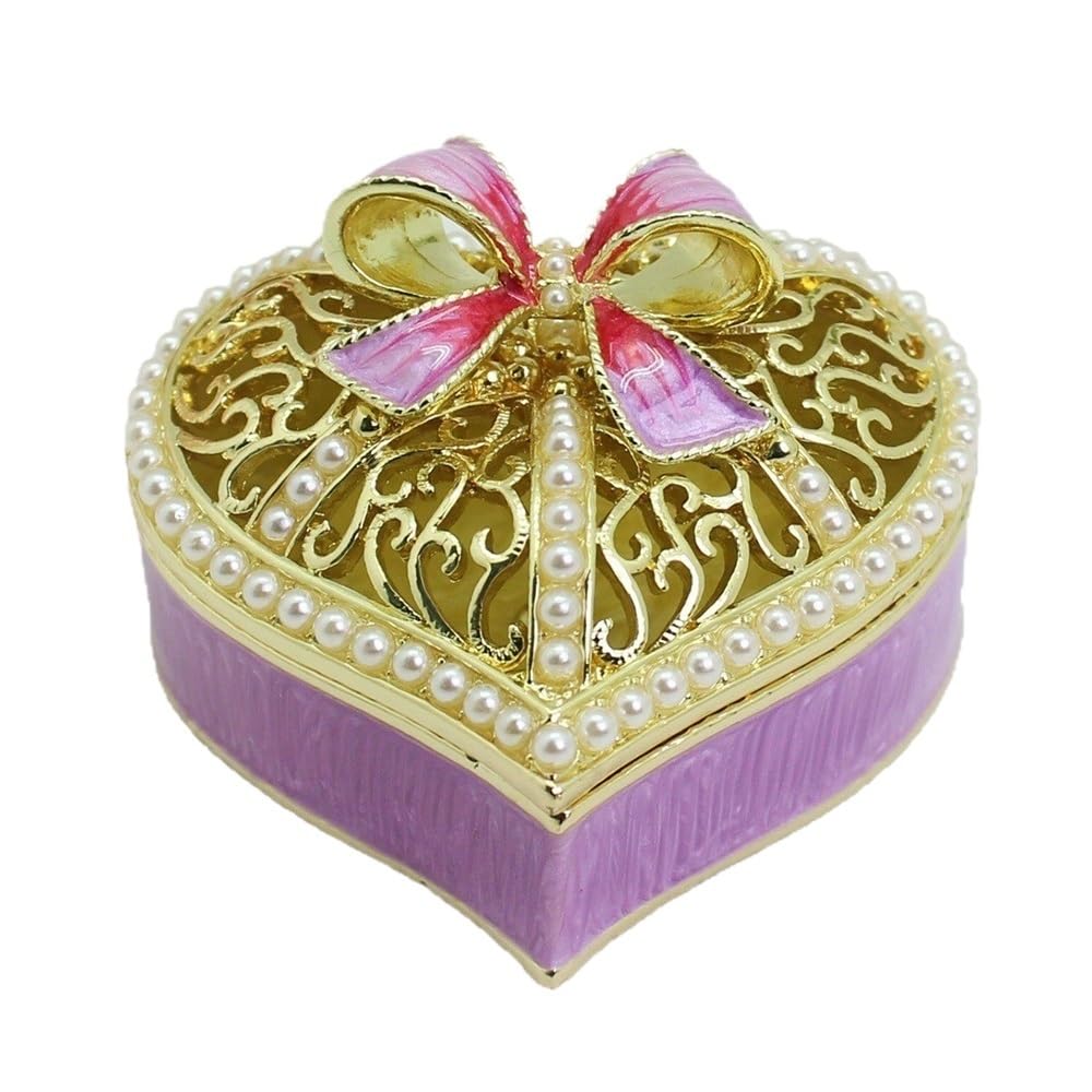 YOPI Serce Pearl Jewelry Jewelry Giveaway Wedding Giveaw, Stop Bibeloty Holder z łukiem