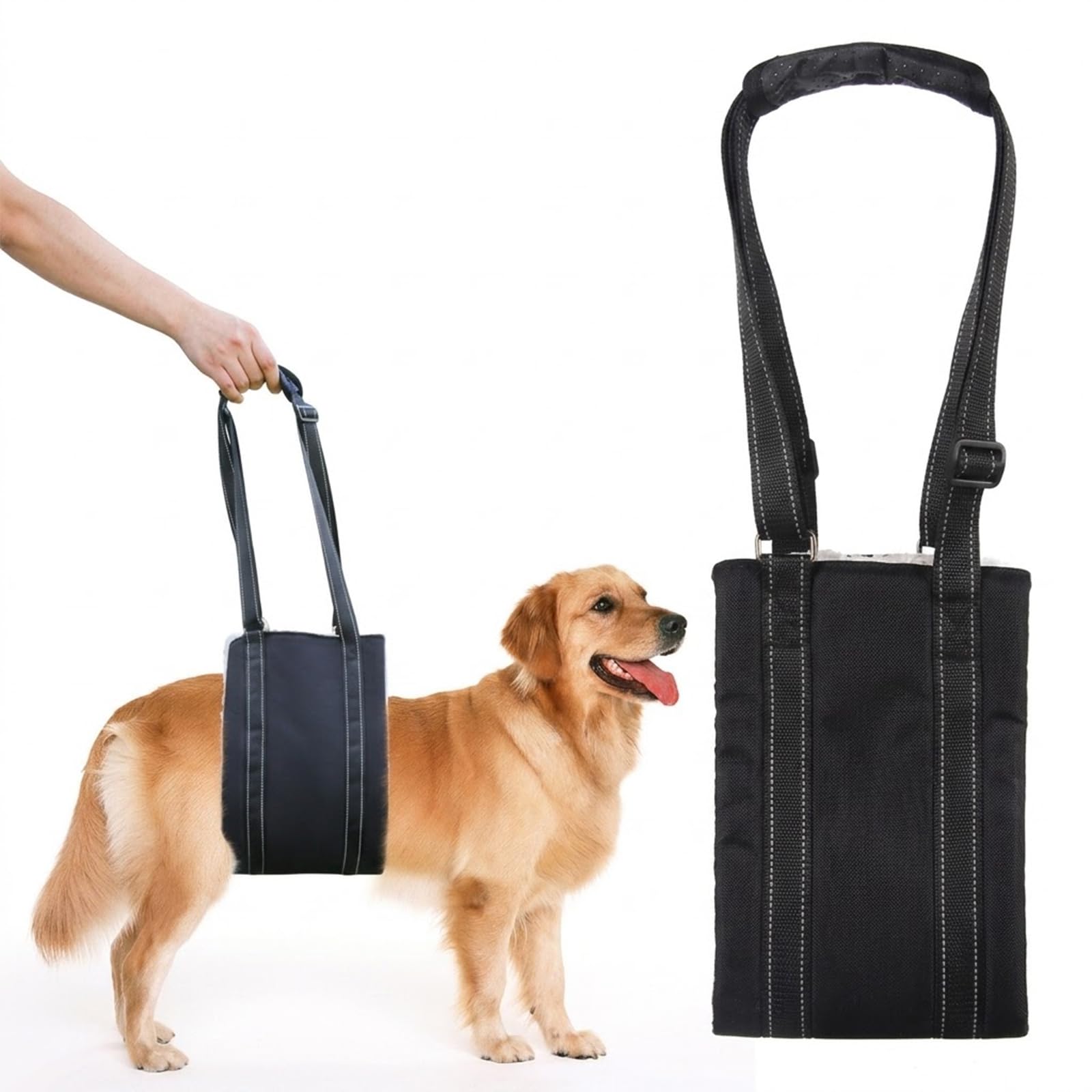 Adjustable Dog Mobility Aid Support Sling Rear Leg Lifting Harness For Dogs
