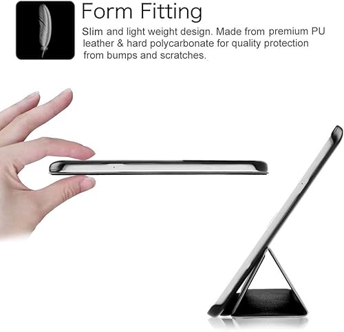 Miniatura 5 de Fintie - Funda delgada para Samsung Galaxy Tab E 96 función atril ultra ligera color negro