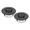 Doogesound Black Silk Dome Tweeter 2.75 Inch 8 Ohms Neo Magnet 30W HiFi Tweeters for Bookshelf, Tower and Center Speakers, Hi-Fi Systems (2 Pcs) gallery image