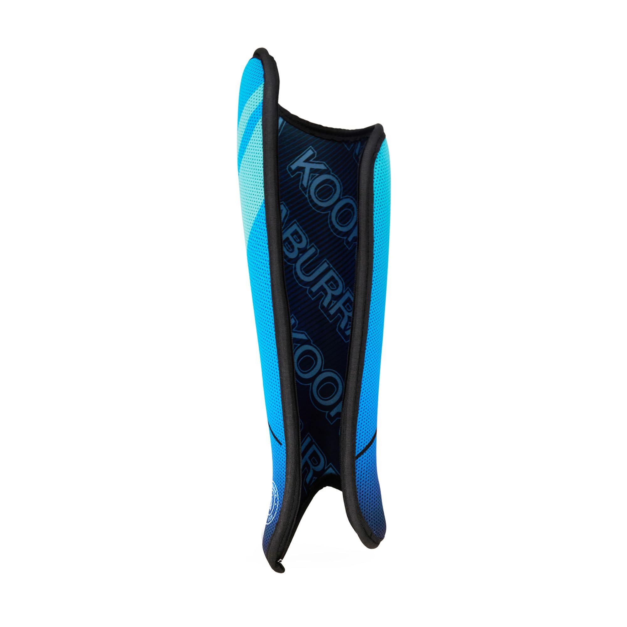 Kookaburra Convert Espinilleras - Medianas - Azure/Menta. Carcasa Ligera de PVC, Forro de Espuma y Estilo sublimado Atrevido Jugadores de Hockey de Nivel Juvenil y Club.