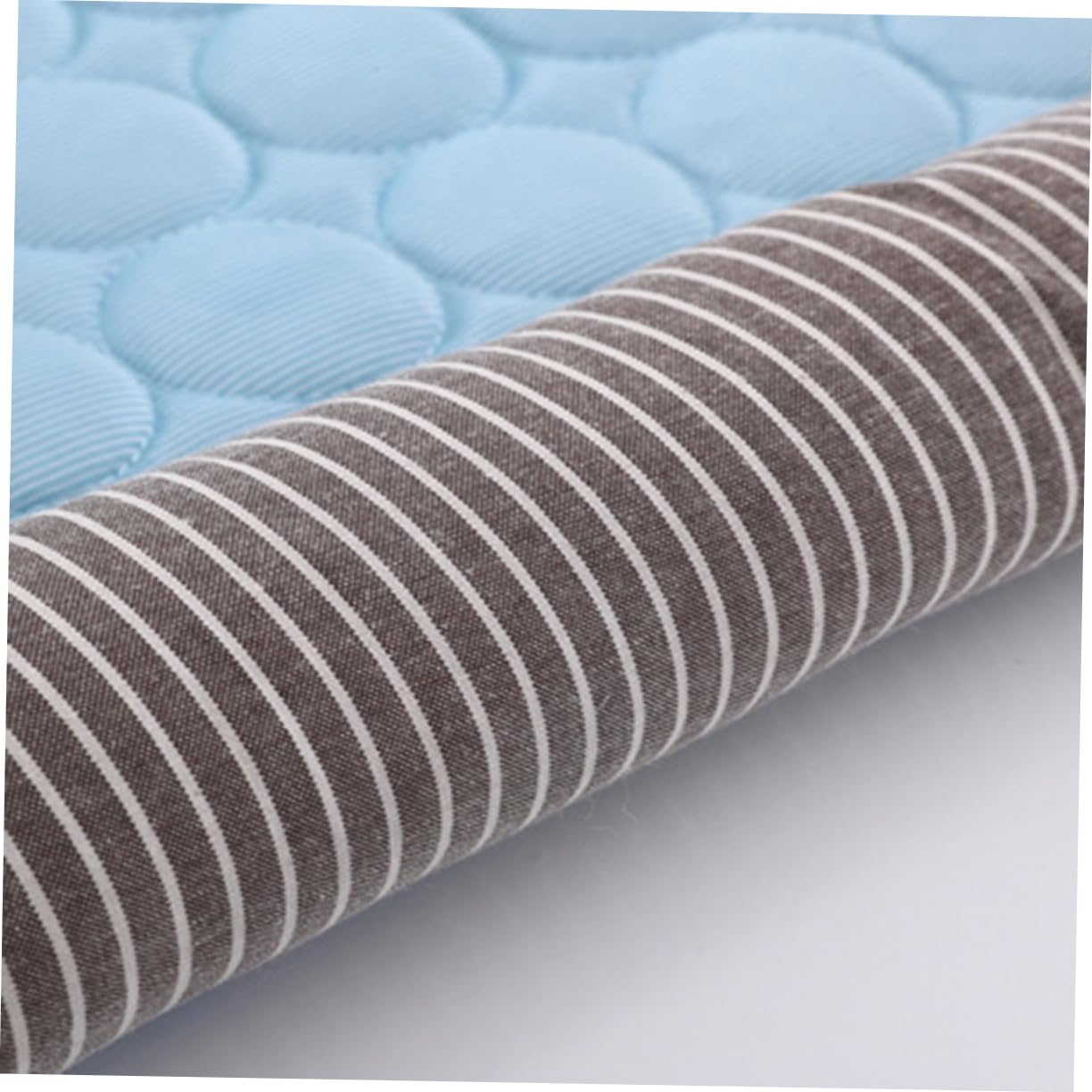 INOOMP Cuscino Rinfrescante in Tela e Cotone Blu per Gatti e Animali Domestici Calda Lavabile e Sfoderabile per e Decorazione Casa
