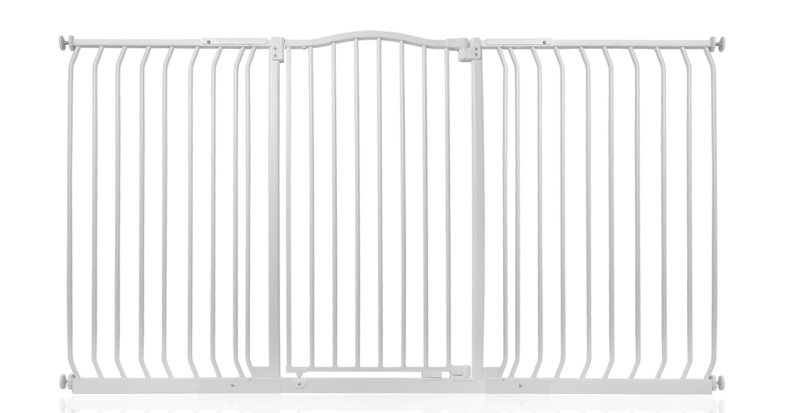 Safetots Extra Tall Curved Top Safety Gate, 116cm - 125cm, Matt Black, Extra Tall 100cm in Height, Pressure Fit Stair Gate, Baby Gate for Doors Hallways and Spaces, Safety Barrier, Easy Installation — view 52