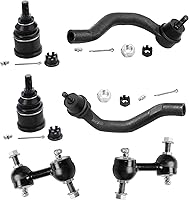 Vista 110 de Detroit Axle - Kit de suspensión delantera de 10 piezas para Chrysler 200 2007-2010 Sebring 2008-2014 Dodge Avenger 2008-2014, 2 brazos de control