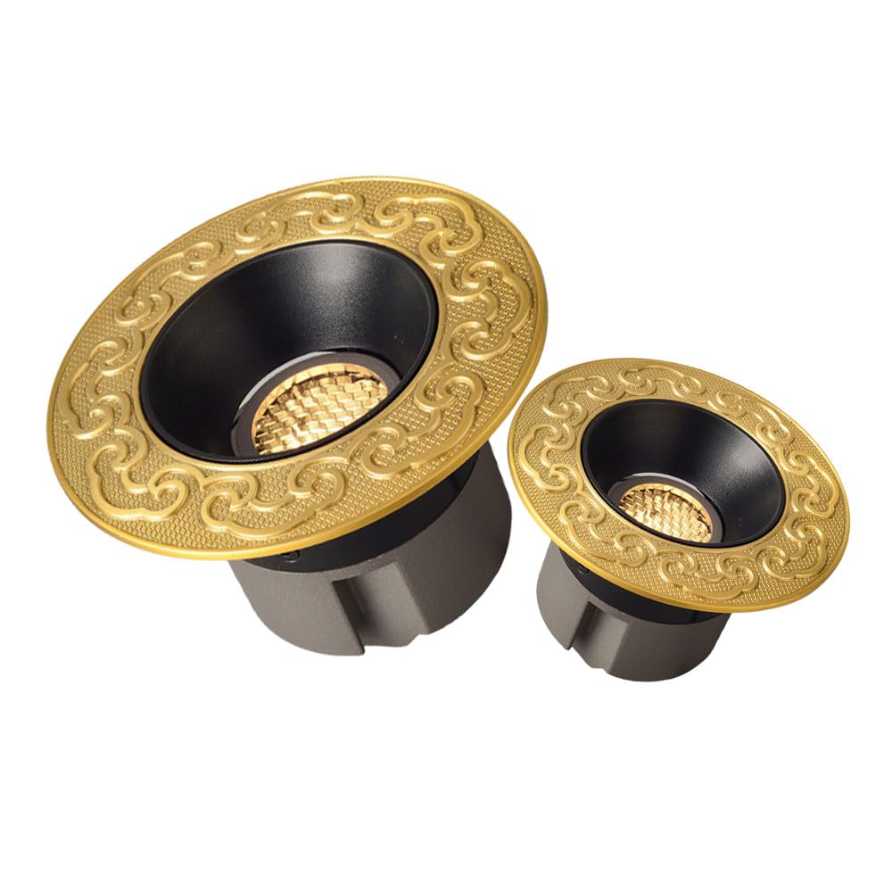 Luminaire rond encastré à LED rétro pour sublimer votre salon