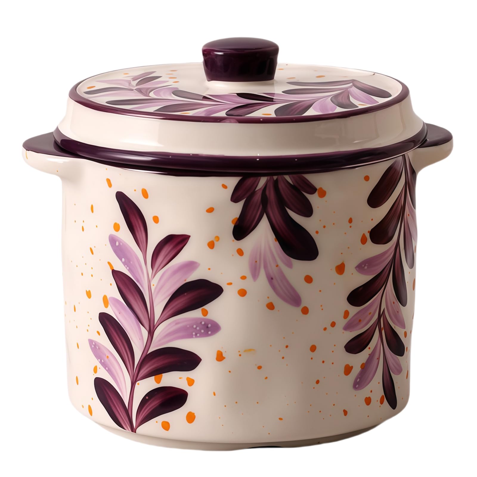 Miski do zupy 500 ml, ceramiczne kubki do zupy z uchwytami i pokrywką, jednolity kolor, naczynia nadają się do serwowania w piekarniku, idealne do zupy cebulowej i bulionu, nadają się do kuchenki