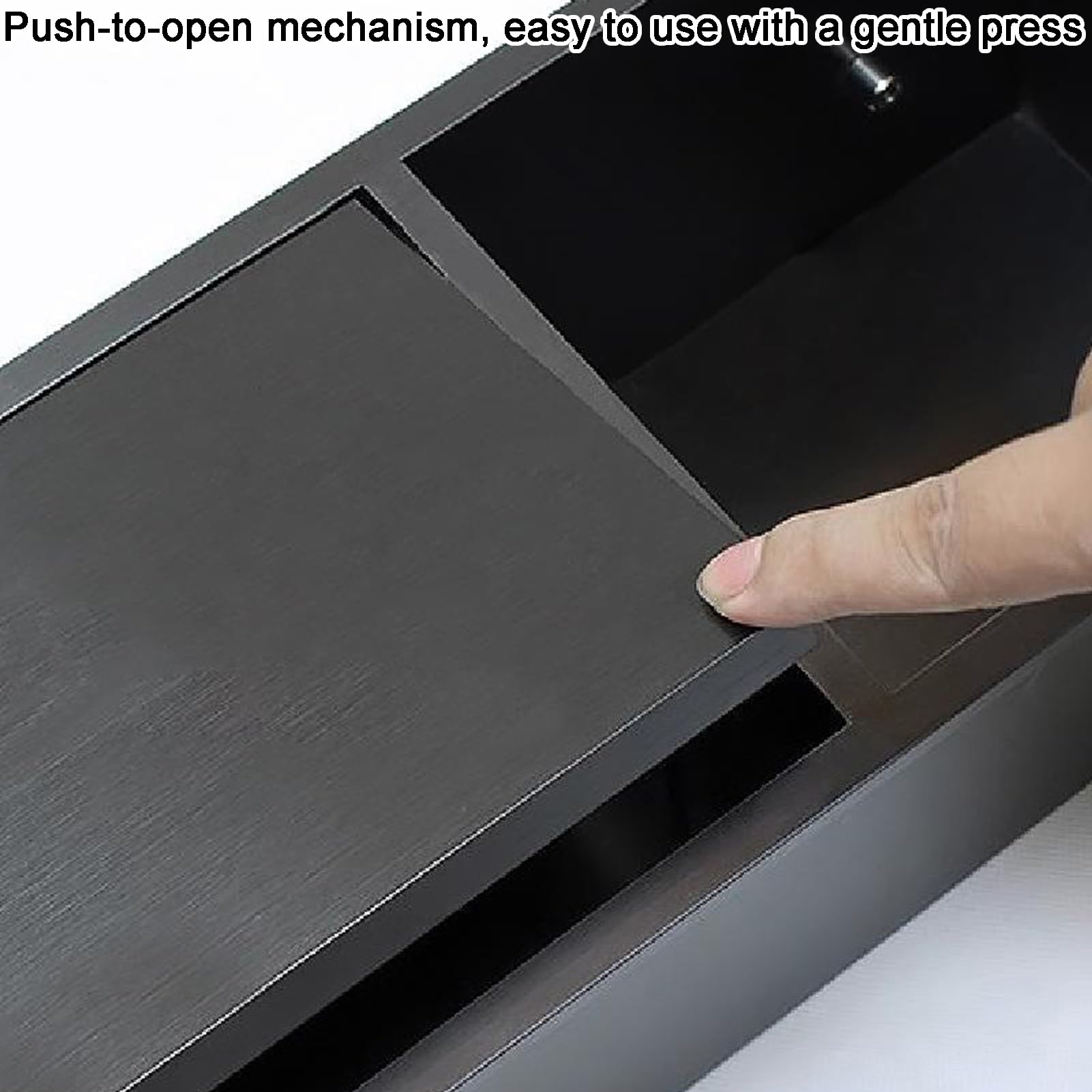 Uchwyt na papier toaletowy ze stali nierdzewnej, wielokolorowy organizer pod prysznic, wbudowana konstrukcja, wszechstronne rozmiary (szary, 400 x 200 x 125 mm) – idealny do łazienki