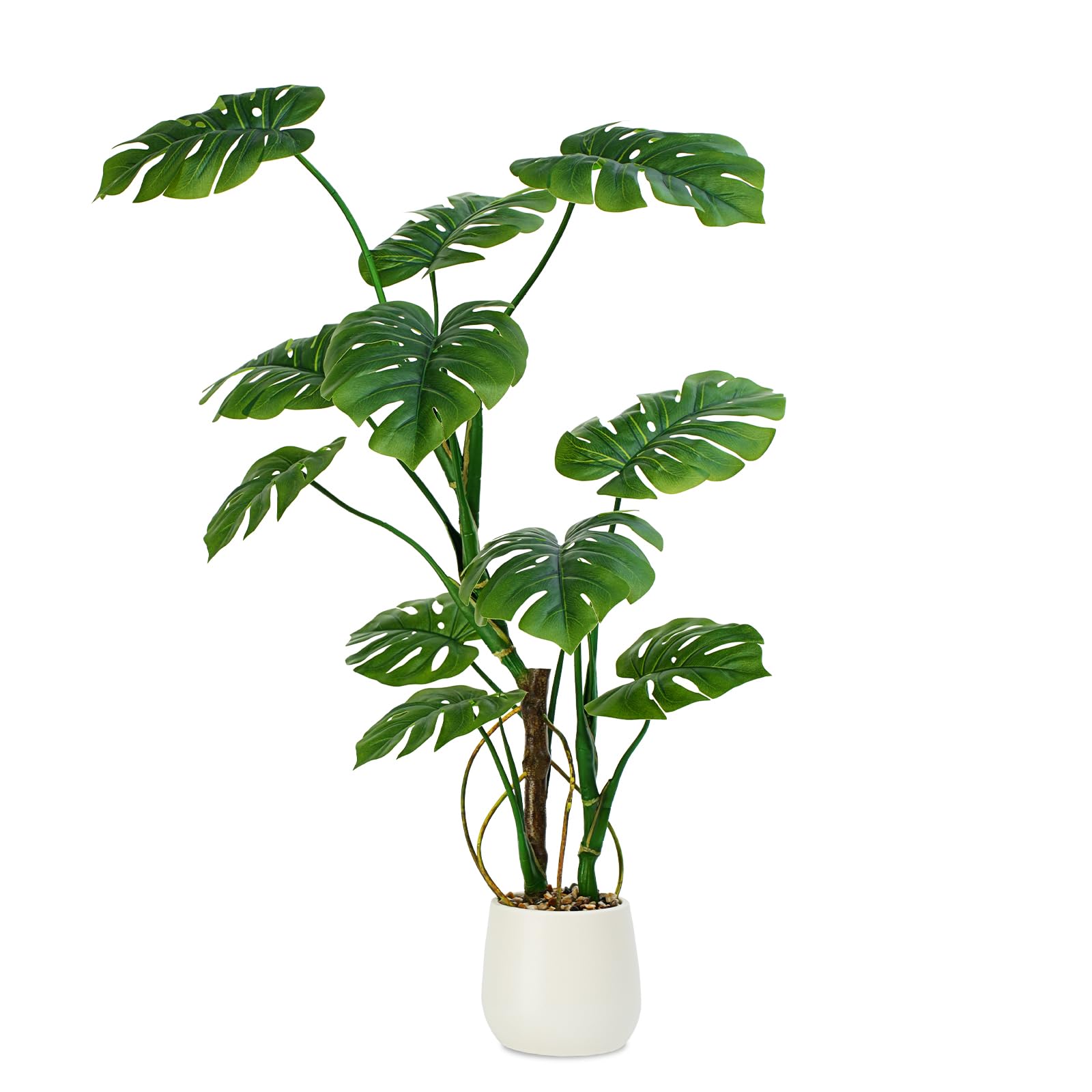 Amazon｜Keeplush【モンステラ 高さ120cm】フェイクグリーン 大型 観葉