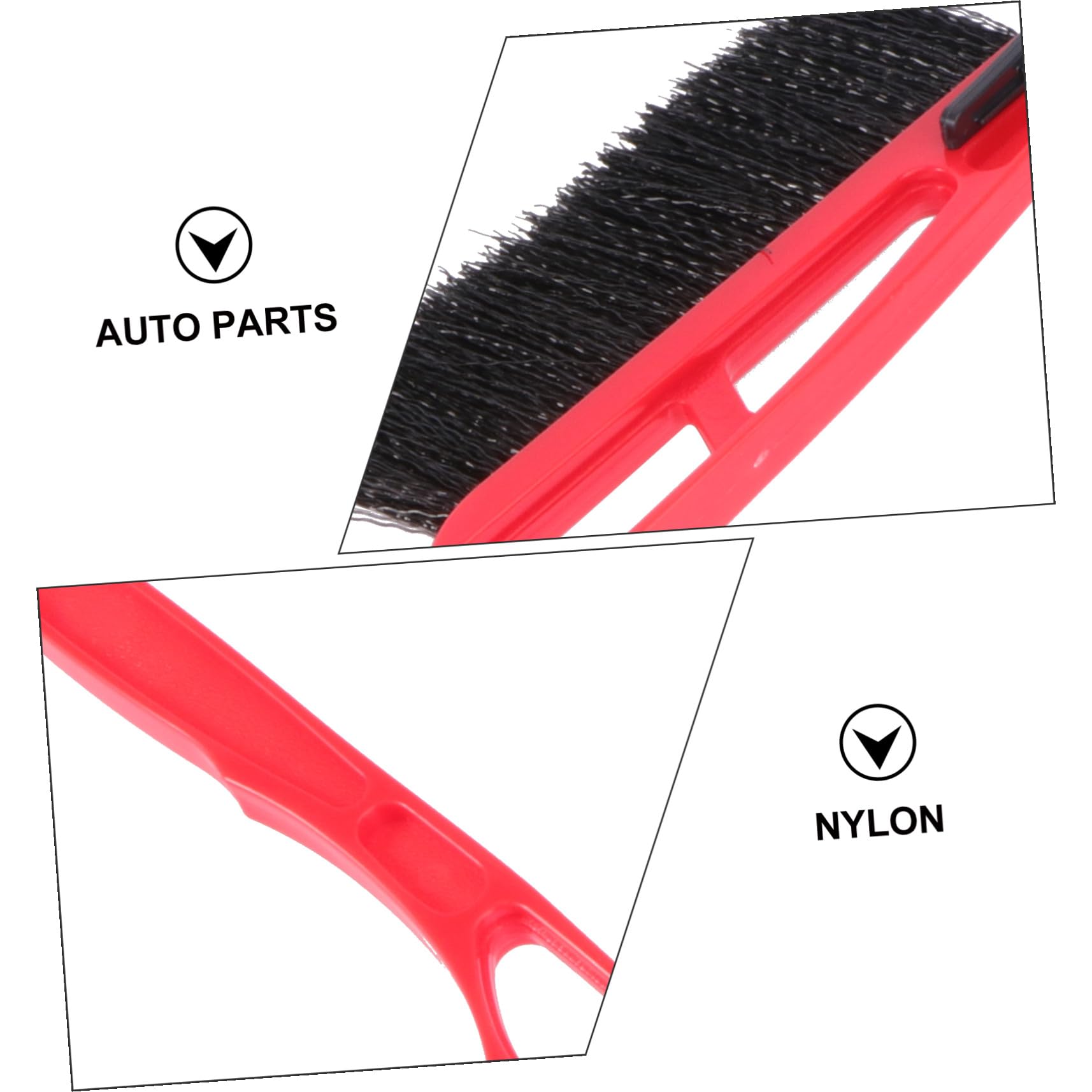 Toyvian Pala Neve Multifunzionale con Raschietto Ghiaccio e Ergonomico Casual Strumento per Rimozione Neve Auto Colore Casuale