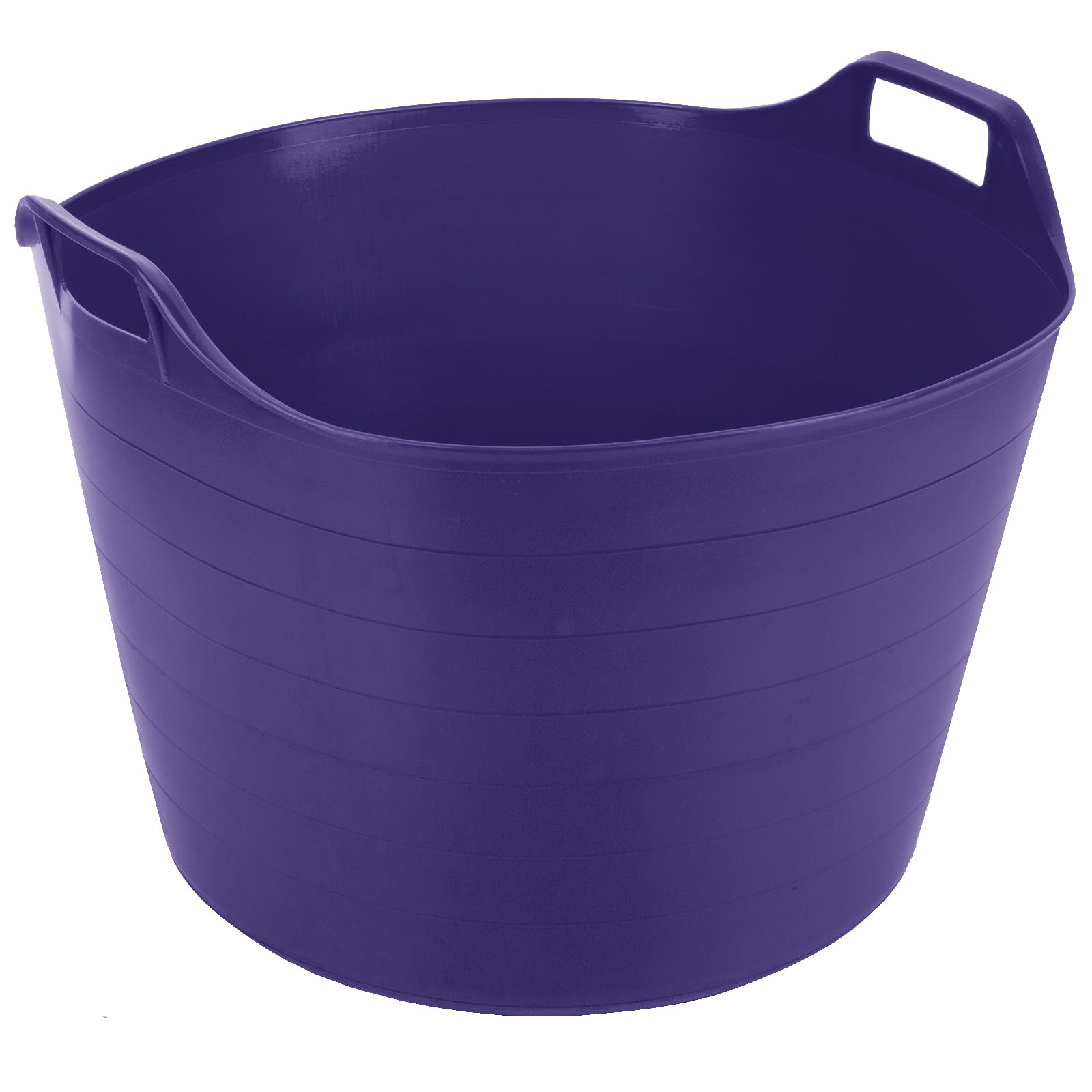 75L Extra large Garden flexi tub storage robust bucket/Multipurpose flexible Container (Purple)
