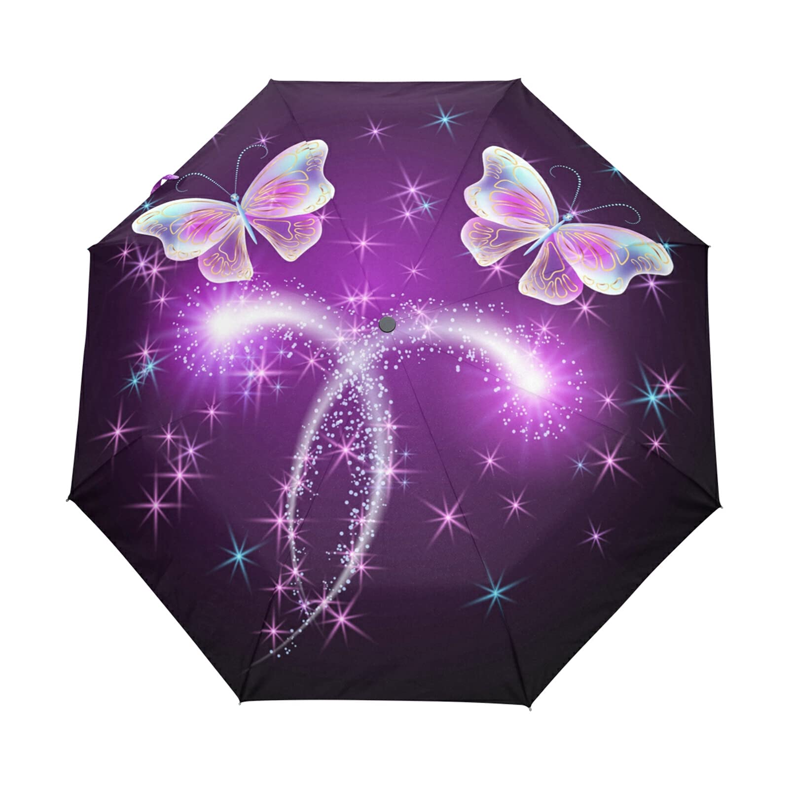 Sponsored Ad - CaTaKu Travel Umbrella Auto Open Close 43 Inches Windproof Compact 8 Ribs Folding Umbrella for Rain Sun One...