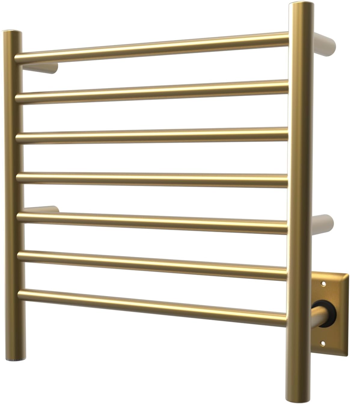 Amba RWHS-SMB Radiant Small Hardwired Plug-in Combo 7 Bar Towel Warmer in Matte Black