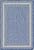 Unique Loom Outdoor Border Collection Area Rug - Soft Border (6' 1" x 9' Rectangle, Blue/ Ivory)