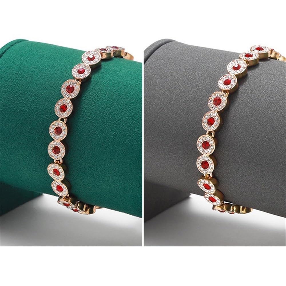 Présentoir de Rangement Luxueux pour Bijoux, Montres, Bracelets, Barre Lumineuse (Gris)