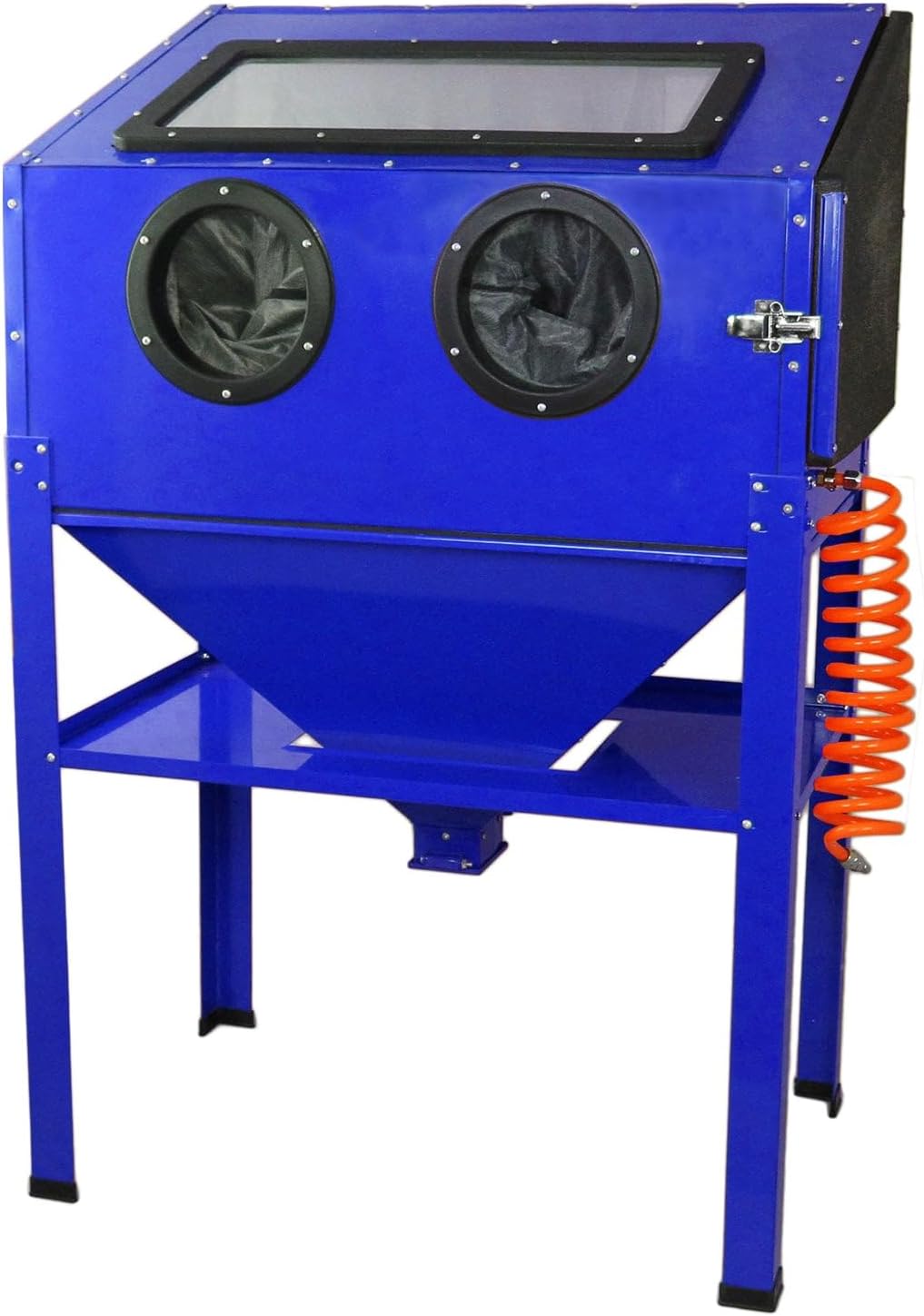 Sandblasting Cabinet Sand Blasting Portable Work Station Heavy Duty Abrasive Bead Grit Sandblaster Sand Blaster 220L