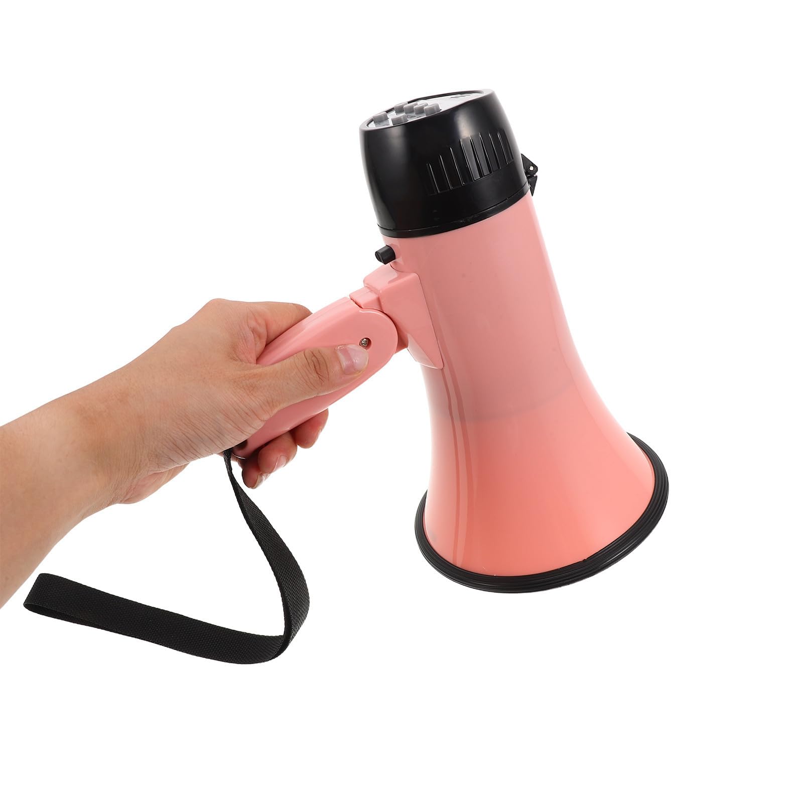 TOPBATHY Megafono Portatile Rosa in ABS Ergonomico Leggero per Eventi Sportivi e Uso Manuale per Allenatori e Arbitri