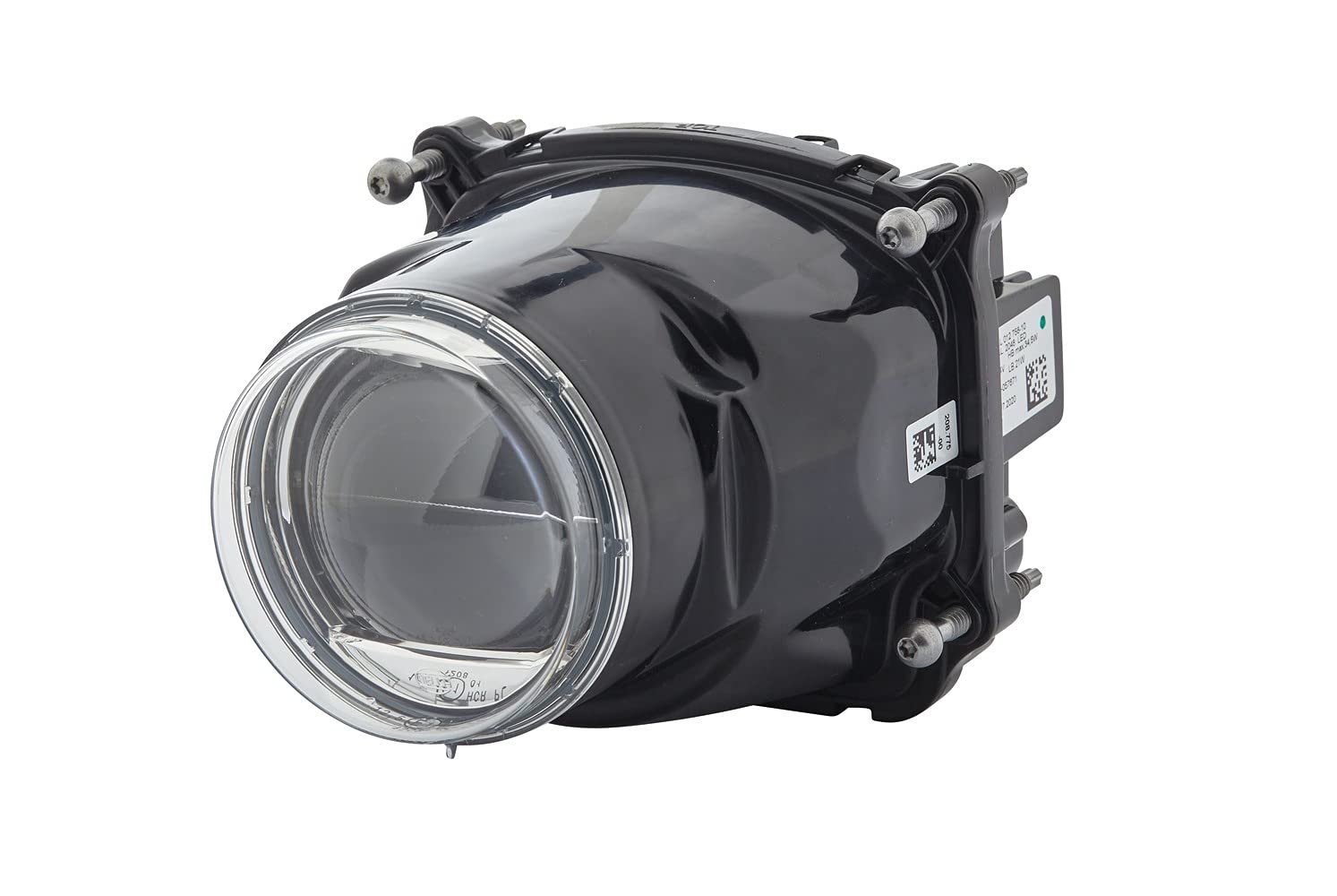 HELLA 1AL 012 758-101 DE/LED-Insert, headlight - 90mm Performance Bi-LED L5570 - 12/24V - round - Fitting/Screw Connection - Lens Colour: Crystal clear - Plug: DEUTSCH plug - right - Quantity: 1