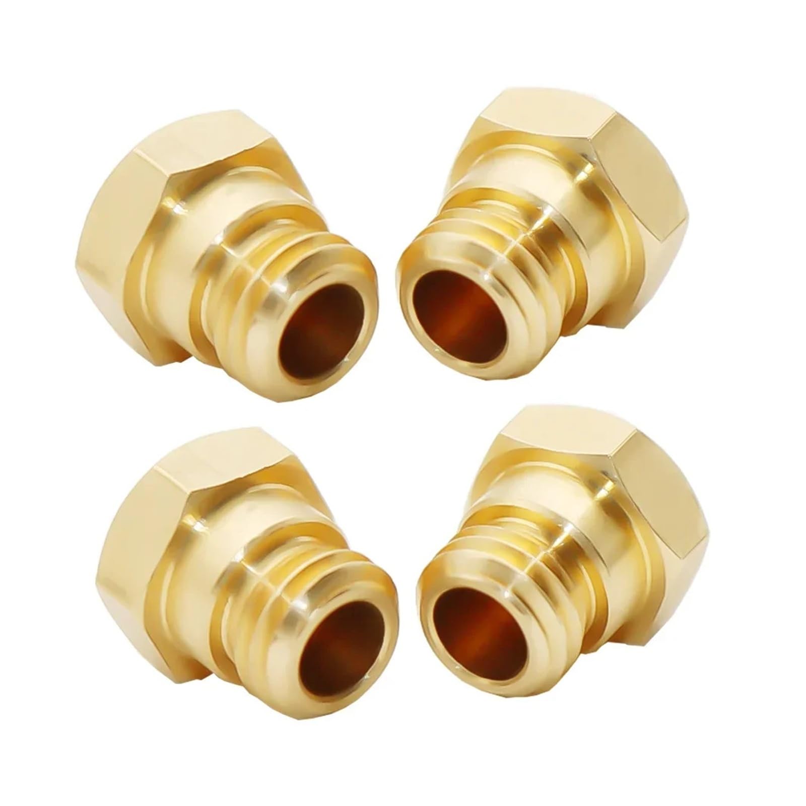 Juego 10pcs Boquillas Latón MK10 M7 0.2-1.0mm para Hotend 3D Printer