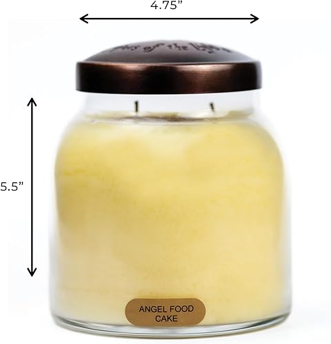 Miniatura 5 de A Cheerful Giver - Pastel de comida de ángel - Tarro de vela perfumado de 34 onzas con tapa - Keepers of The Light - 155 horas de tiempo de