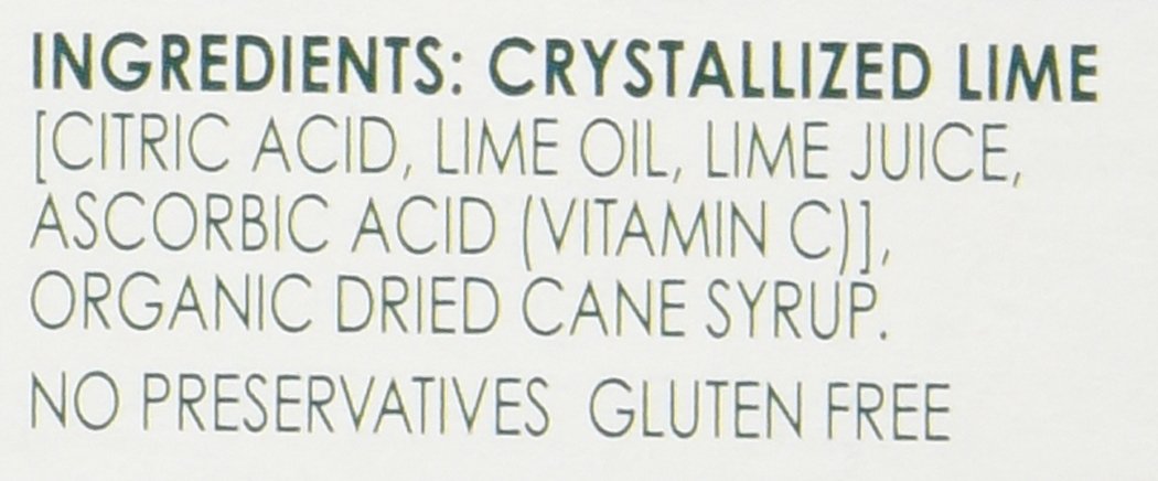 True Lime, Unsweetened Crystallized Lime (Pack of 2 Boxes, Total 64 Individual Packets)