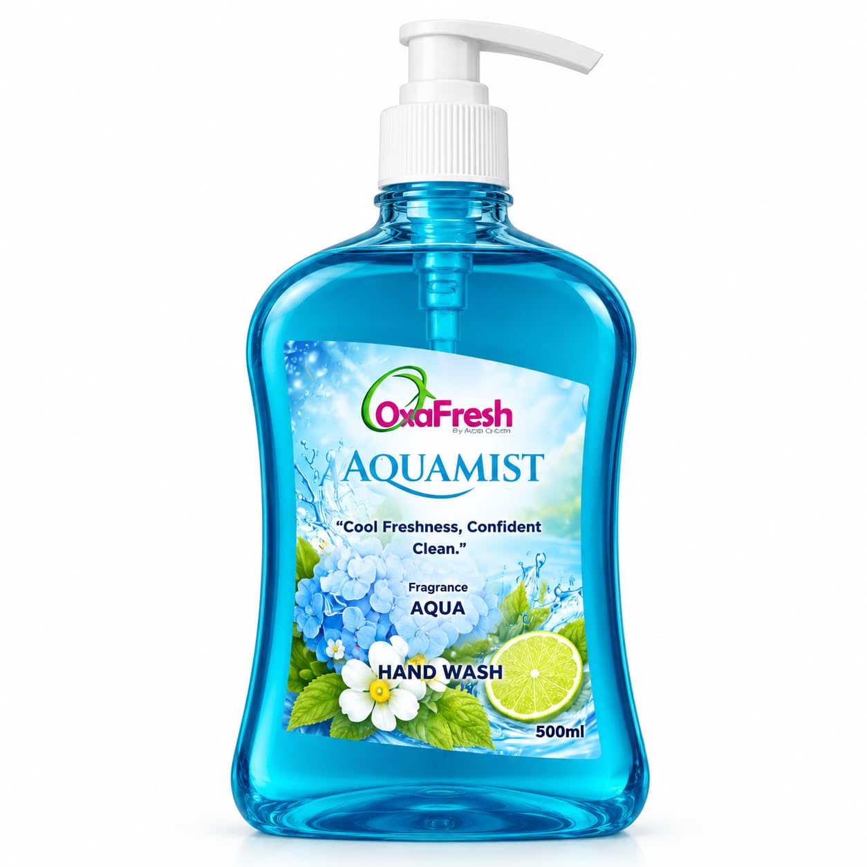 Aquamist Liquid Hand Wash with Pump Dispenser, 500ml | Rose Extract & Glycerin, Rich Foaming Action, Moisturising Formula, Removes Dirt & Germs, Family Daily Use-image-28