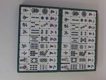 Amazon.co.jp: gg1512 時代物 麻雀牌 麻雀パイ 骨牌 竹牌 骨製 骨董