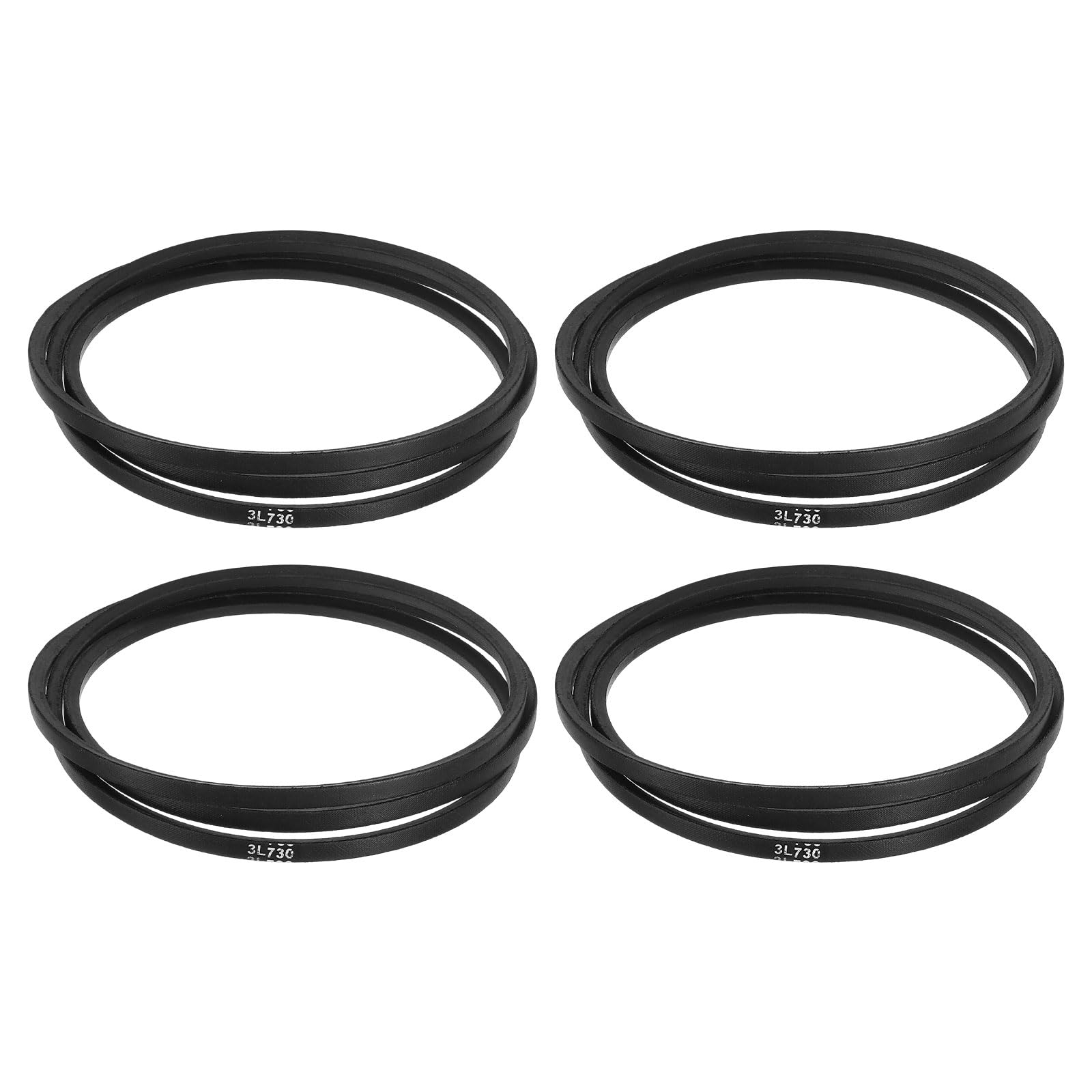 uxcell 3L240 Classic Wrapped Rubber V-Belt, 24"(610mm) Outside Circumference, 3L Profile V Belt 3/8" Width 7/32" Height — view 193