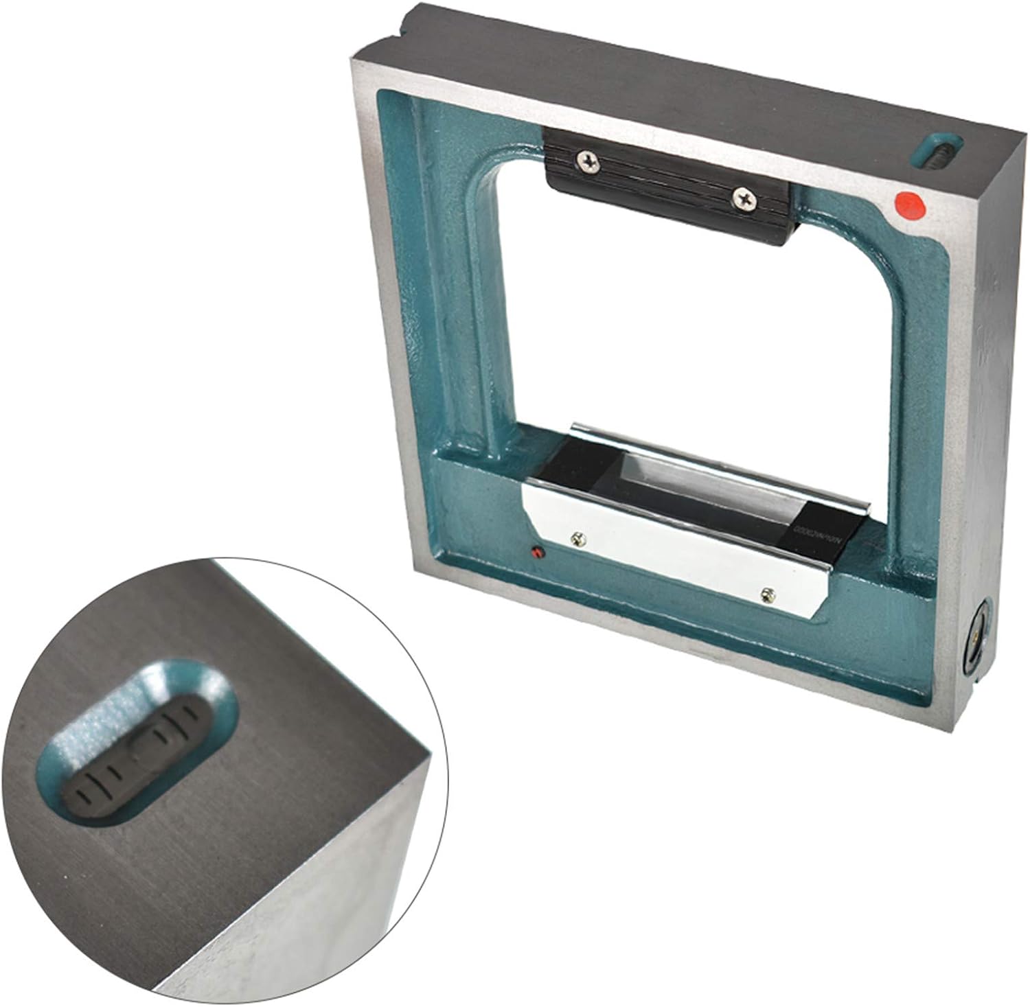 8x8 Precision Master Frame Spirit Levels by 0.0002/10Industrial Tools (200x200mm) with Wooden Case