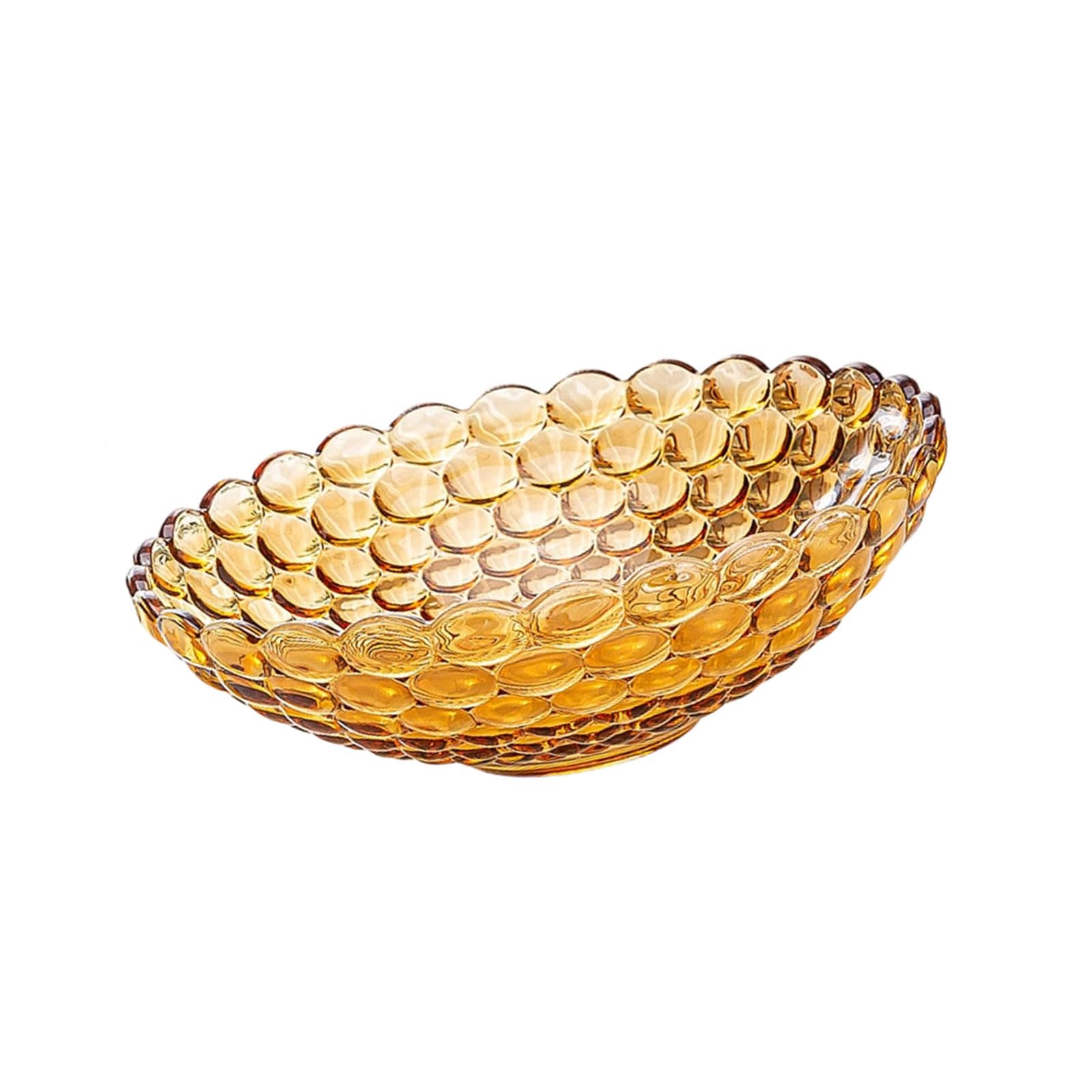 NVOQILIN Sturdy Glass Fruit Bowl Large Capacity Ideal for Parties Home Decoration and Snacks Display Glass Snacks Bowl Large Capacity Stable Base Ideal for Fruits Candies and Nut for Parties and Home