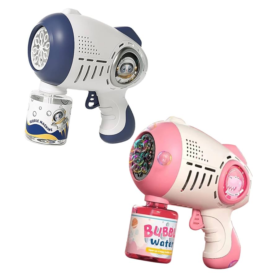 シャボン玉 おもちゃ 電動 バブルガン 2個セット10泡穴 Amazon | シャボン玉 電動10穴バブルメーカー シャボン玉