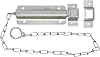 National Hardware N150-771 V820 Chain Bolt in Zinc plated,6 Inch