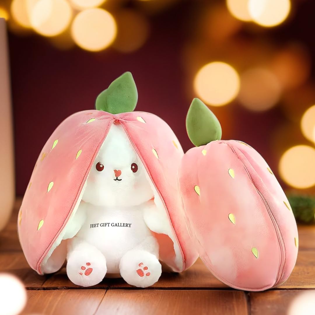 Buy Soft Stuff Strawberry Reversible Bunny Zip Rabbit Soft Toy for