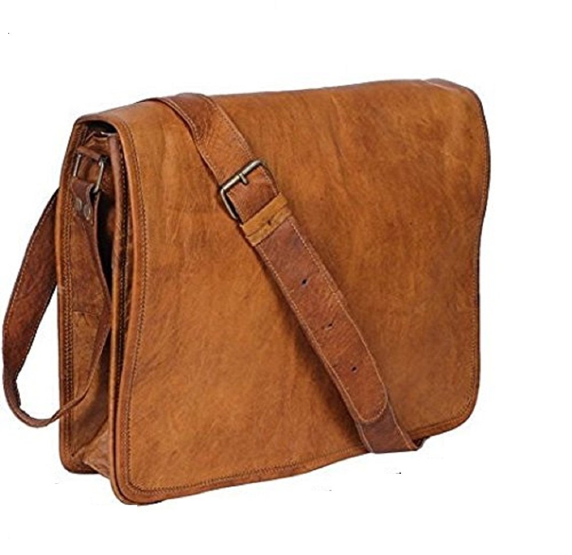 Genuine Leather Laptop Multi-Compartment Laptop Sleeves/Briefcase/Messenger Bag/Laptop Bag for Girls and Boys, (Cocoa Brown) (B0795PPRXF) Amazon Price History, Amazon Price Tracker