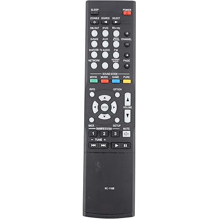 TMISHION Télécommande Du Récepteur AV RAV332 WT92680 EX Télécommande De