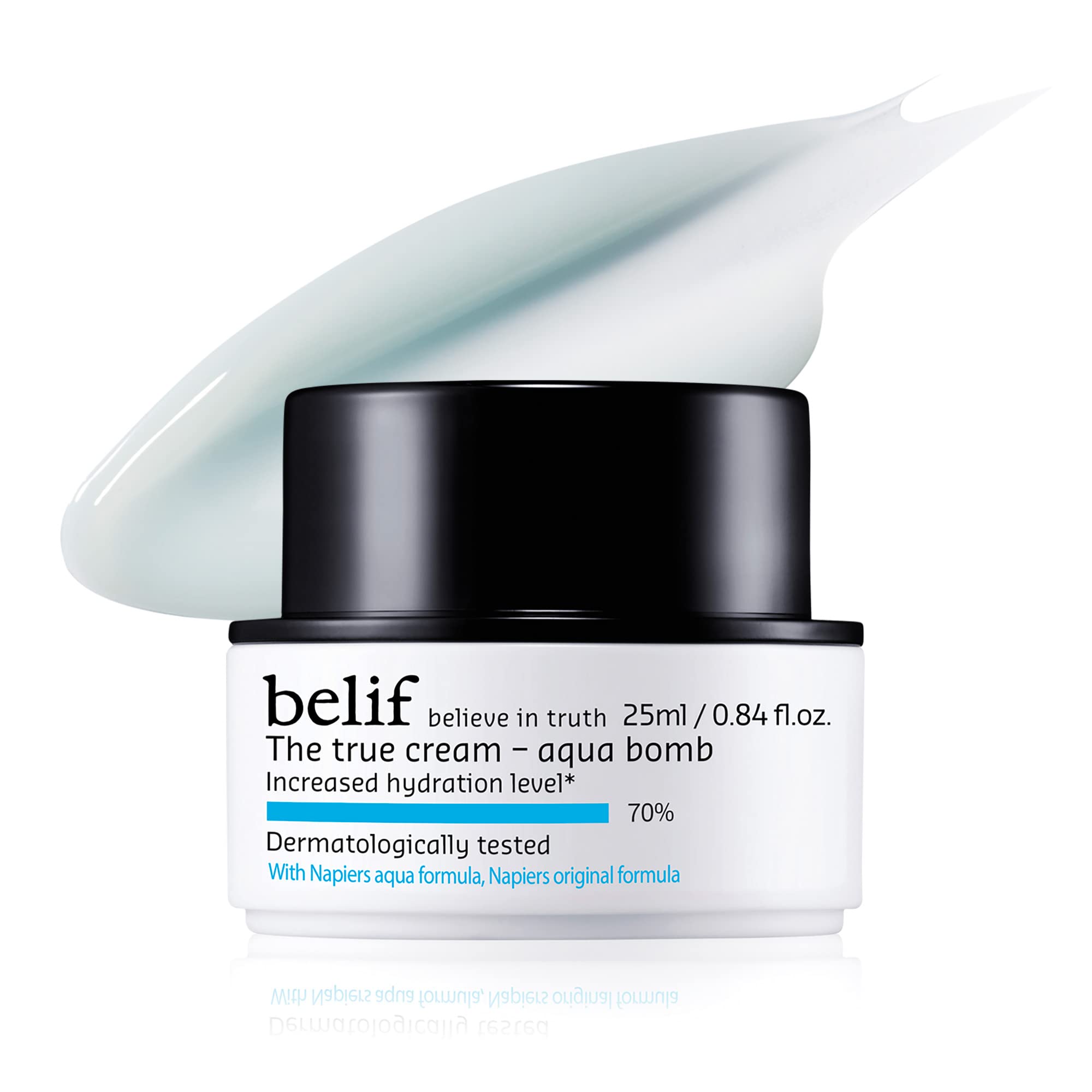 belif The True Cream Aqua Bomb | Rich yet Weightless Face Moisturizer for Combination to Oily Skin | Antioxidants, Lady Mantle & Oat Husk | Daily Hydrating Facial Cream Minimizes Pores