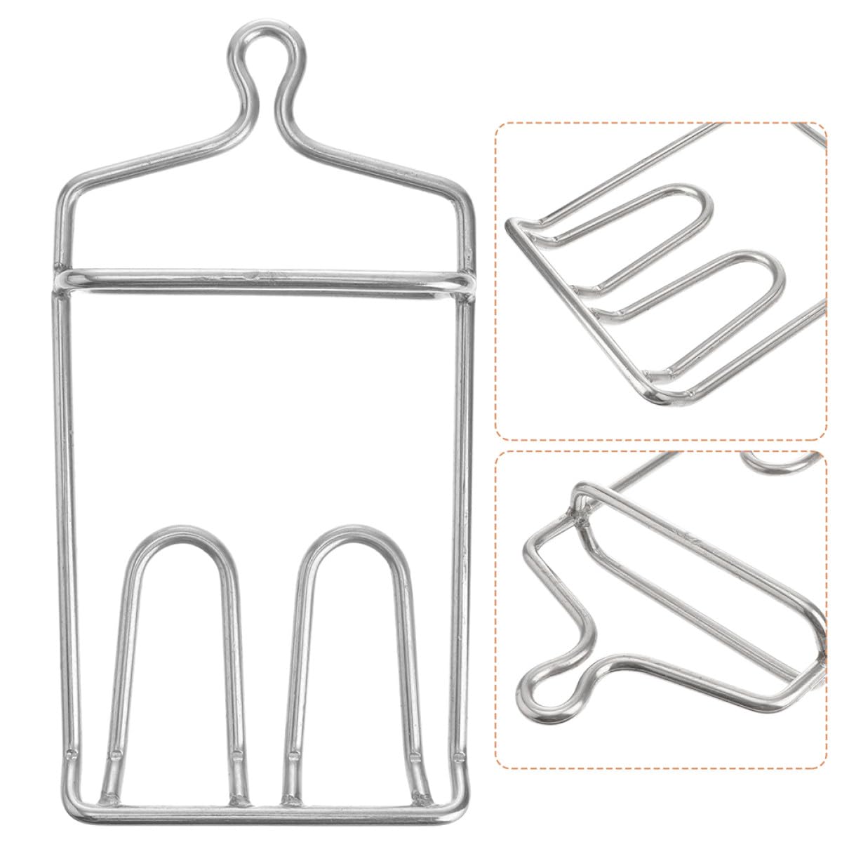 Homoyoyo Ganci per Appendere Pollame 2 Pezzi in Acciaio Inossidabile per Carne Resistenti e Facili da Inserire per Macellazione e Cucina