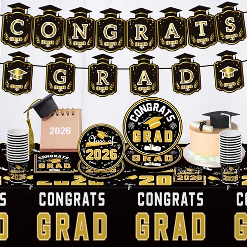 Décorations de fête de remise de diplôme 2025 pour buffet